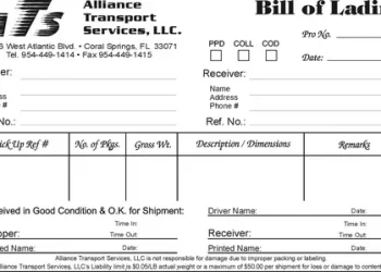 Bill of Lading